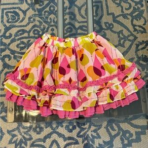 Y2K Matilda Jane Paint by Numbers All the Baubles chiffon skirt